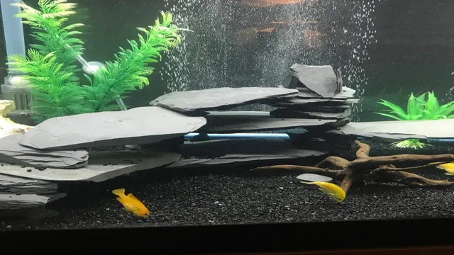 how to clean slate rock for aquarium