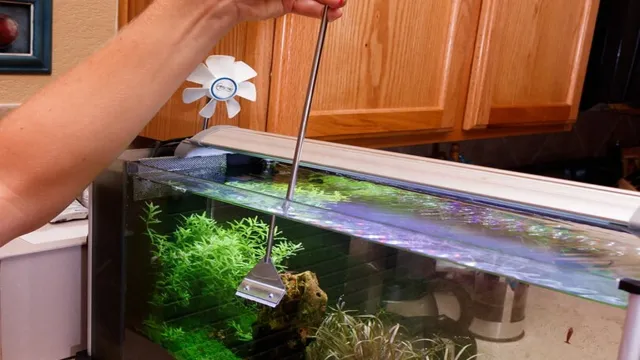 how to clean water stains on fish aquarium