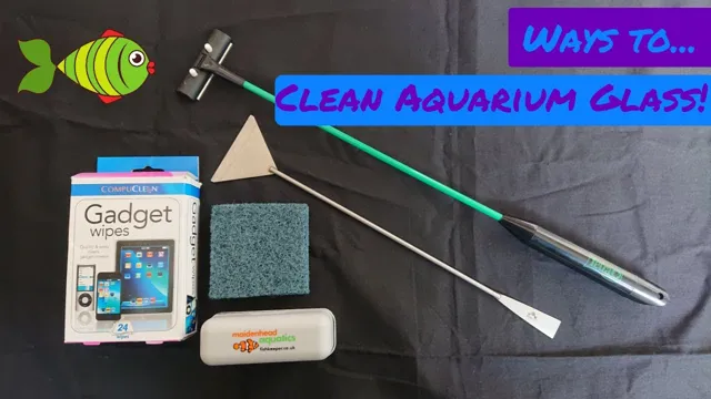 how to clear aquarium glass