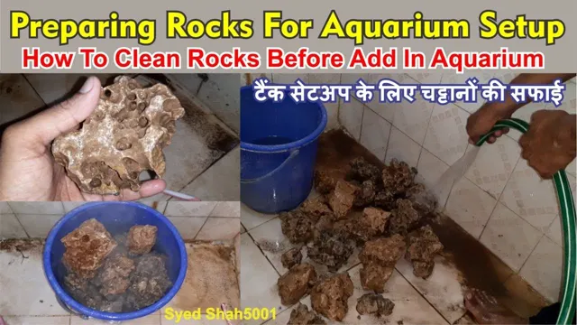 how to clearn stones for aquarium use