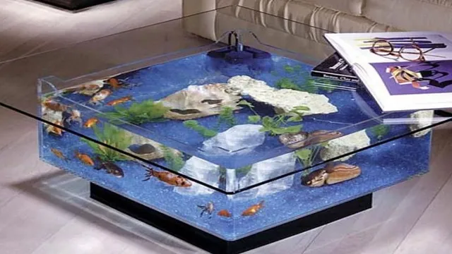 How to Create a Stunning Coffee Table Aquarium for Your Living Room Décor