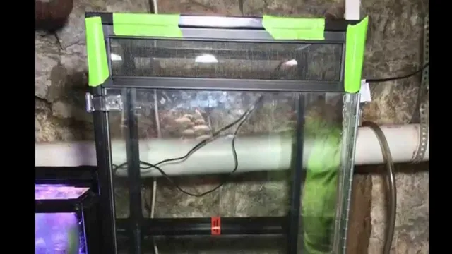 how to convert an aquarium tank to vertical