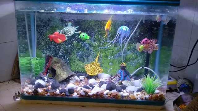 how to create a faux stream in fish aquarium