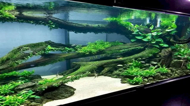 how to create land in an aquarium