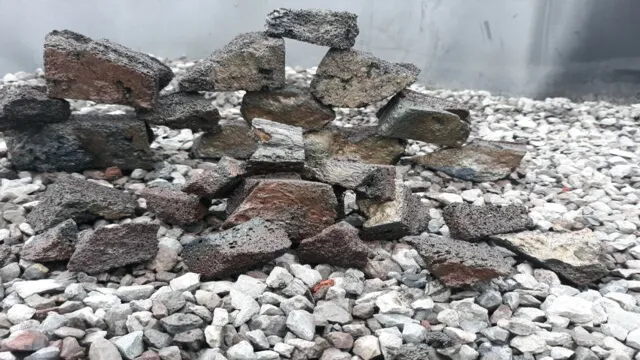 how to cut lava rock for aquarium
