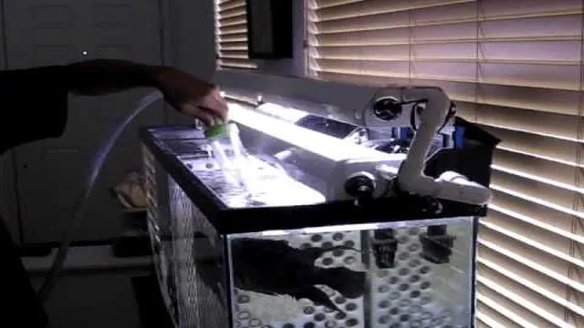 how to cut plastic aquarium hood 2nd filter