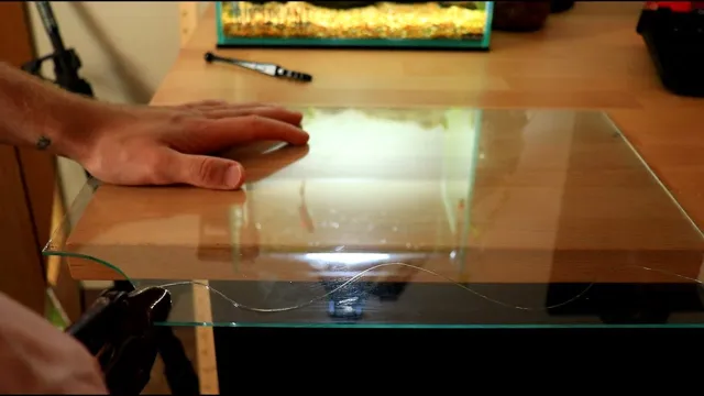 how to cut thick aquarium glass