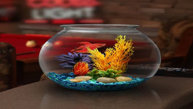how to decorate aquarium bowl