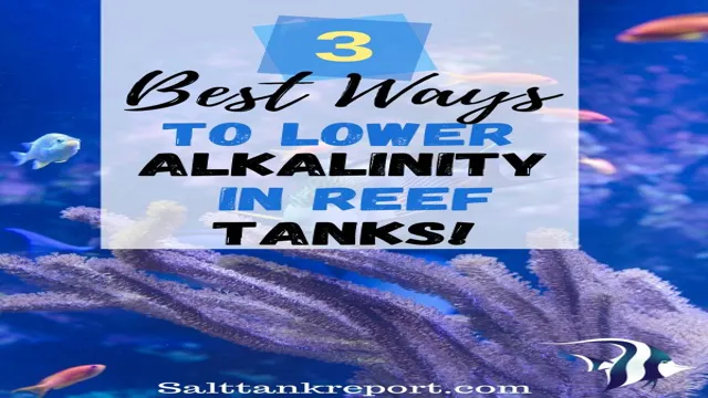 how to decrease alkalinity in aquarium