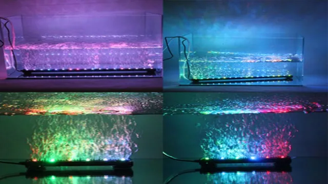 how to disable led color changing aquarium