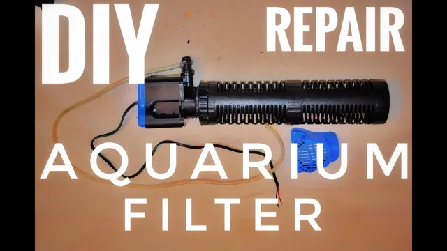 how to disassemble aquarium filter