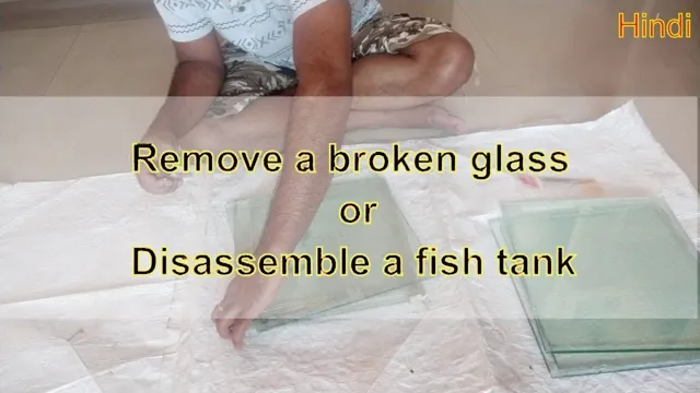how to dismantle aquarium