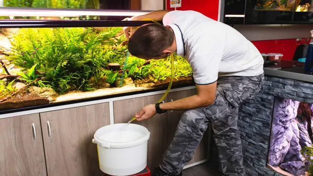 how to do a complete water change in an aquarium