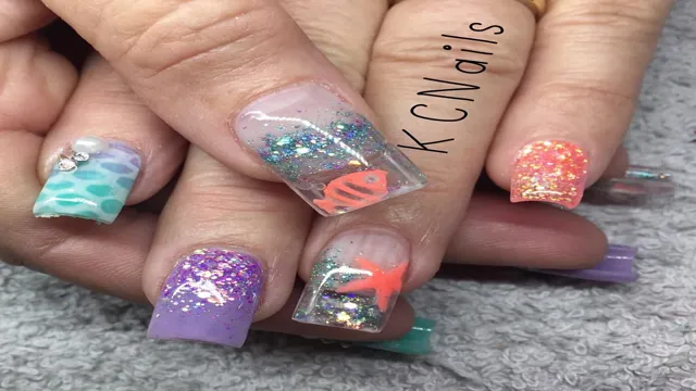 how to do aquarium nails with gel
