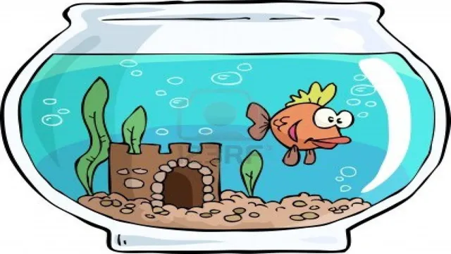 how to draw a cartoon aquarium