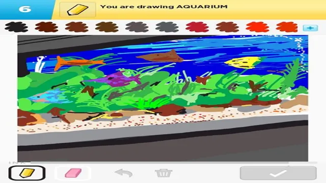 how to draw an digital aquarium