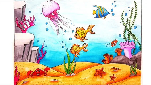 How to Draw Underwater Scenes and Fish Aquarium: Simple Steps for Beginners