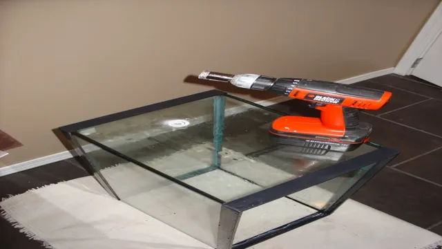 how to drill an aquarium and install an internal overflow