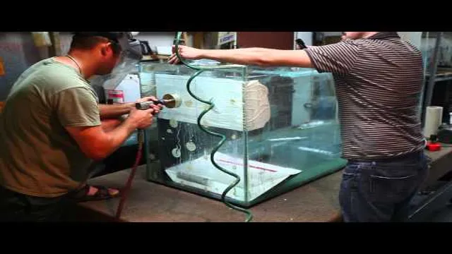 how to drill aquarium for sump