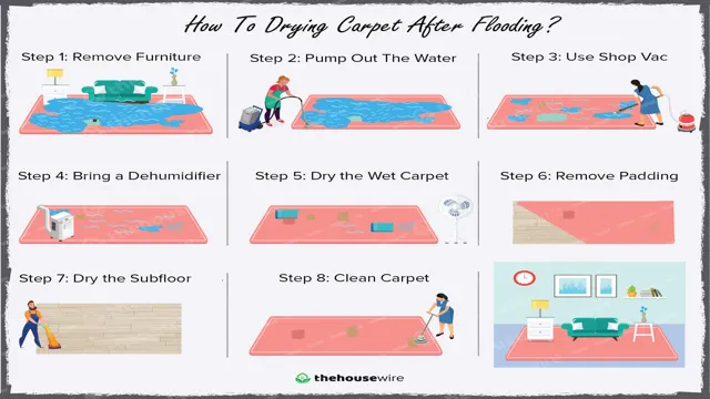 how to dry carpet after aquarium leak