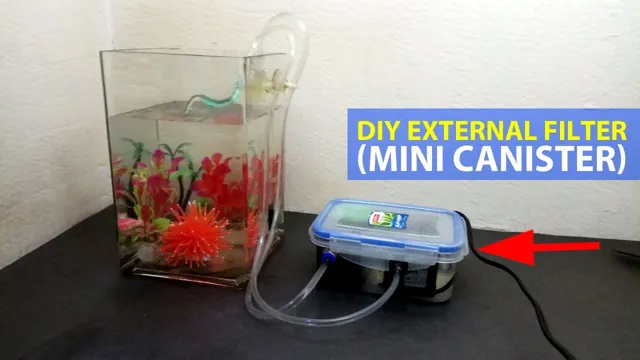 how to fill an aquarium cannister filter