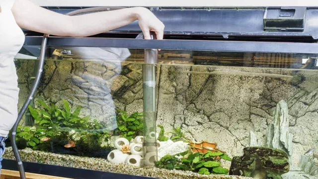 how to fill up the aquarium with a hose