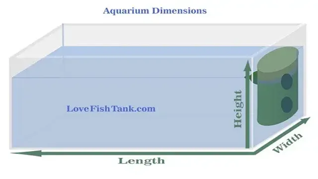 how to find out the size of your aquarium