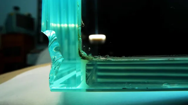 how to fix a chip in an aquarium