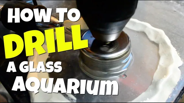 how to fix a drilled aquarium