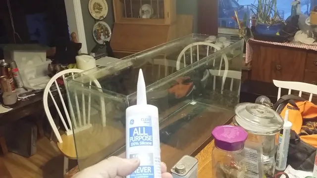 how to fix a leaking acrylic aquarium