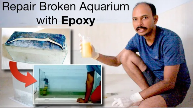 how to fix an aquarium crack