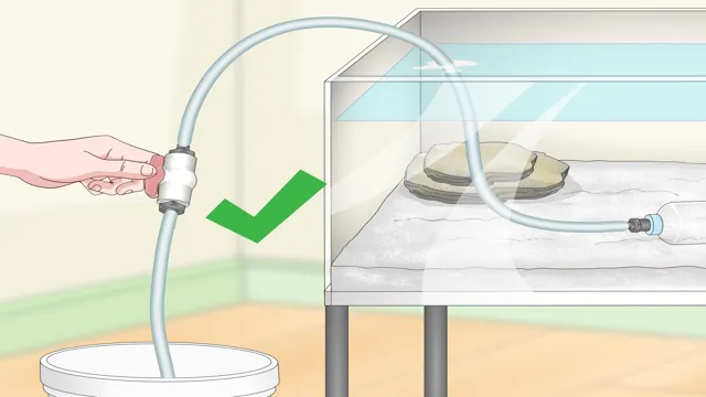 how to fix an aquarium siphon hose