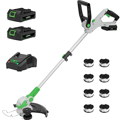 SOYUS Weed Wacker 12 Inch String Trimmer Cordless 20v Electric ...