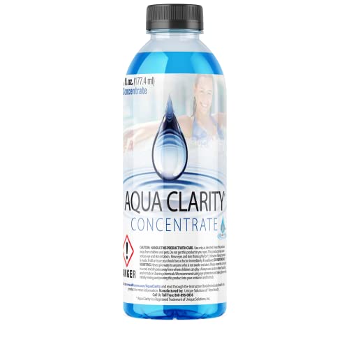 Aqua Clarity Hot Tub Cleaner Concentrate, Most Effective Premium Water ...