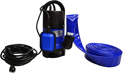 Professional EZ Travel Collection Submersible Drain Pump and 25' Water ...