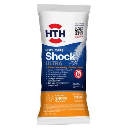 HTH Pool Care Shock Ultra, Swimming Pool Chemical Prevents Bacteria, ...