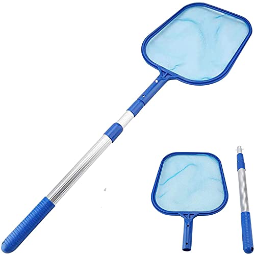 kayiou Pool Skimmer Net with 17-41 inch Telescopic Pole Leaf ...