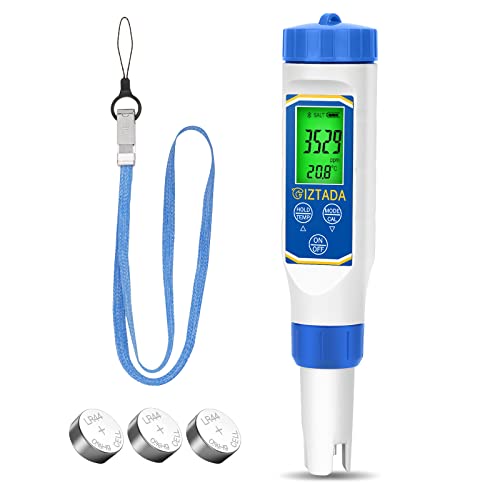 CIZTADA Smart Salt Tester for Saltwater Digital Salinity Meter with ...