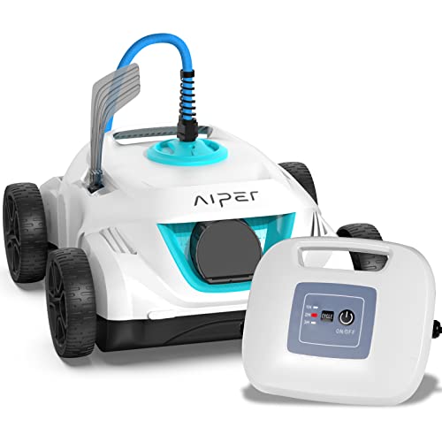 AIPER Robotic Pool Cleaner, Pool Vacuum for Above Ground Pools ...