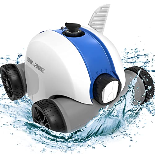 Cordless Robotic Pool Cleaner, Automatic Pool Vacuum with 60-90 Mins ...