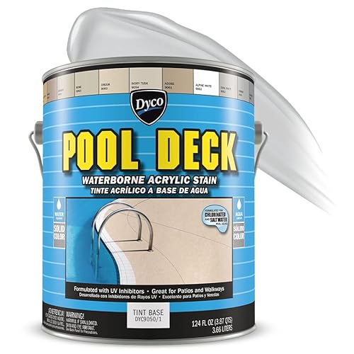 Dyco Pool Deck Waterborne Acrylic Stain - Tint Base, 1 ...