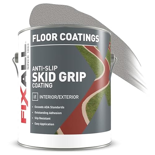 FIXALL Skid Grip Anti-Slip Acrylic Paint - Textured Coating for ...